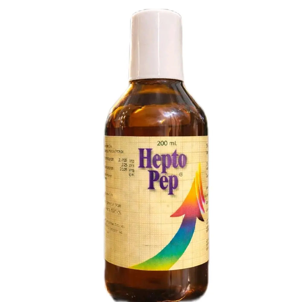 Hepto Pep Herbal Remedy Liquid 200 ml Bottle