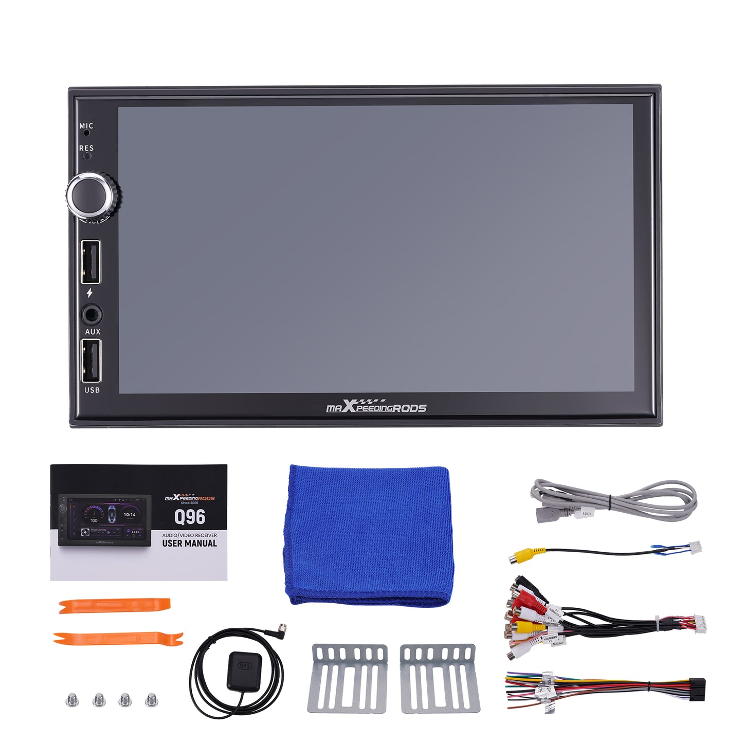 7" Android 12.0 Car Stereo GPS Navigation FM Radio Player Unit CarPlay 2 Din HD