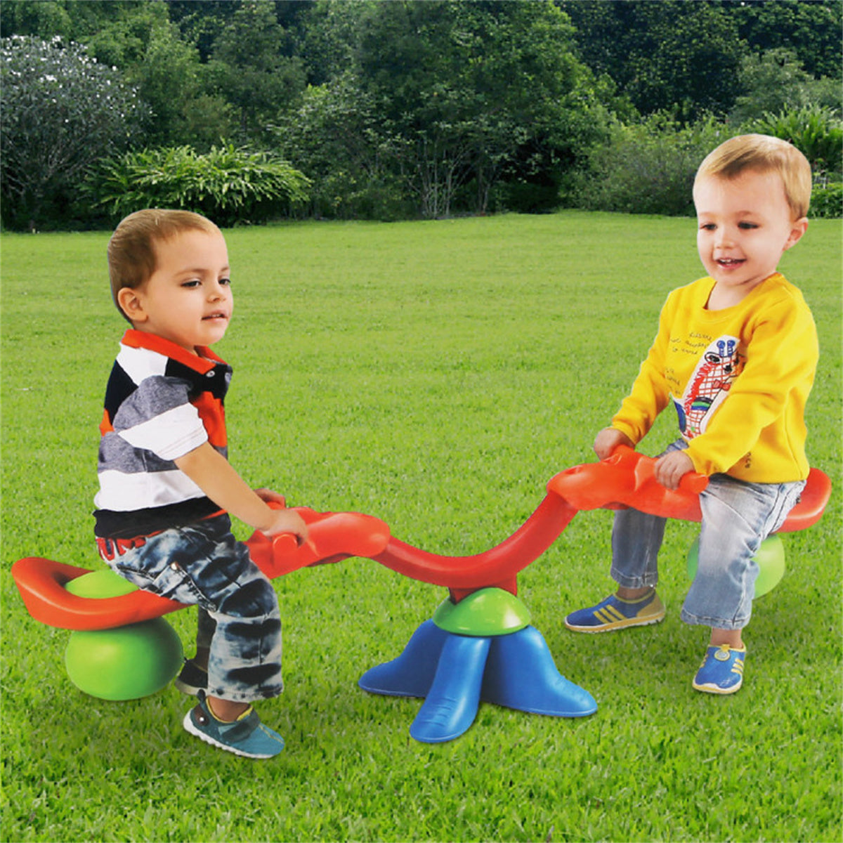Spinning Teeter Toy,Kid's Seesaw 360 Degree Spinning Teeter