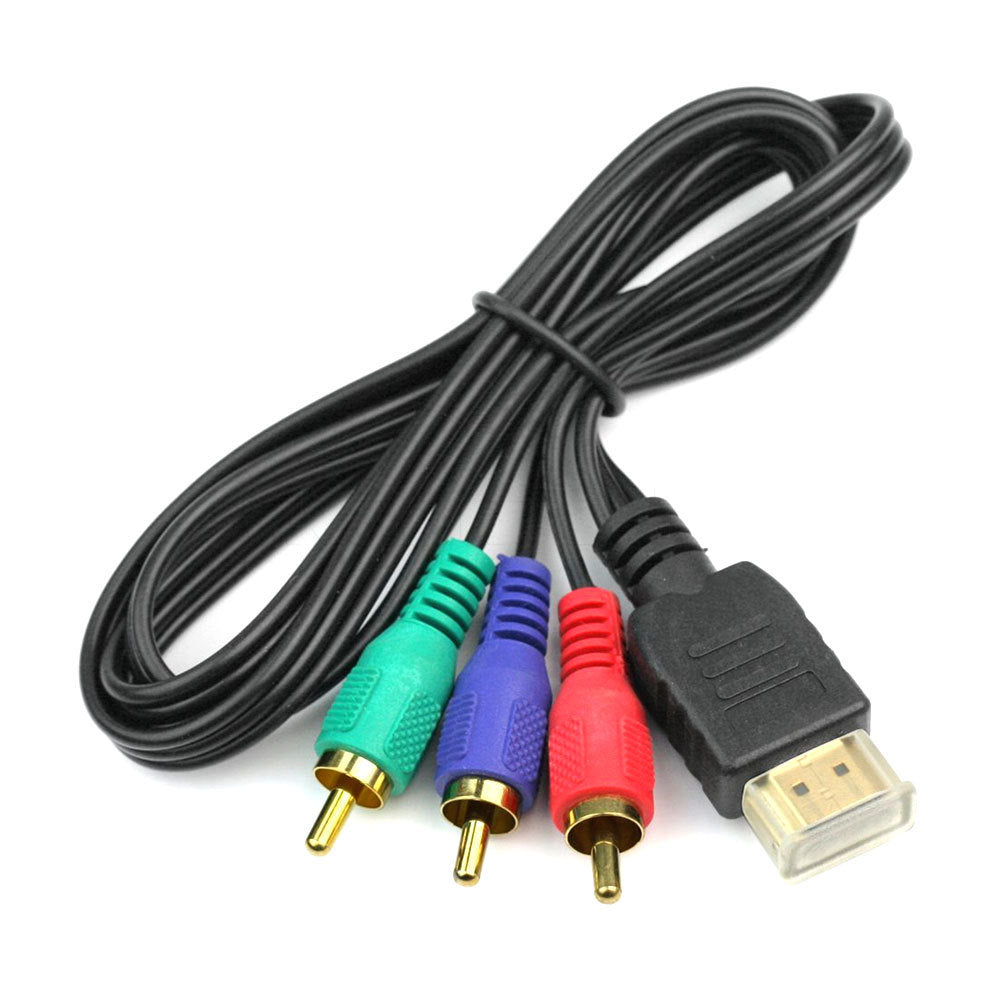 Video Component Conversion Cable 3 RCA Adapter